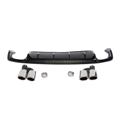 2017-2019 For Audi A5 S5 B9 Audi RS5 S5 Style A5 diffuser with tailpipe