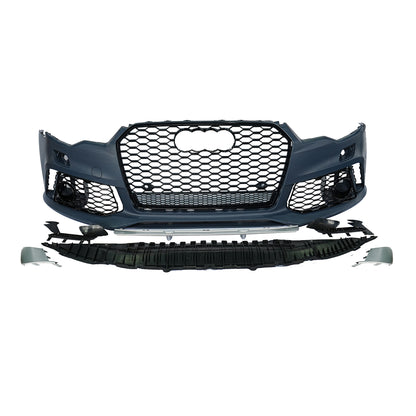 2012-2015 For A6/S6 C7 Body Kits C7 To C7.5 Bumper With Honeycomb Grille Front Lip