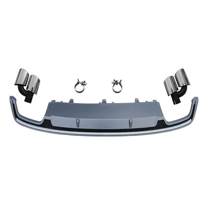 2016-2018 For Audi A7 S7 C7.5 Rear Diffuser With Tailpipe