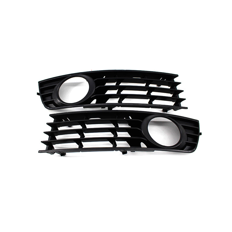 2001-2004 For Audi A4 S4 B6 Front Bumper Down Grille Honeycomb Style Honeycomb Fog Light Grilles