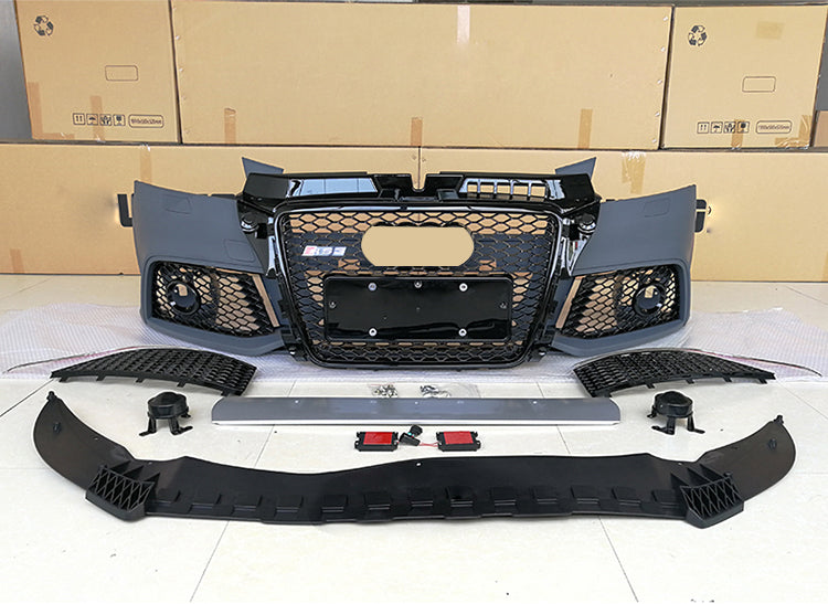 2008-2012 For Audi A3/S3 8P.5 Body Kits With Honeycomb Grille Fog Light Grille