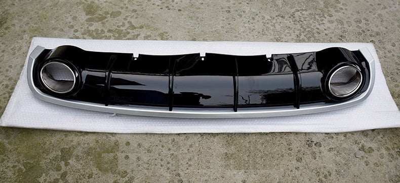 2012-2015 For Audi A6 S6 C7 Audi RS6 Style Rear Diffuser With Tailpipe