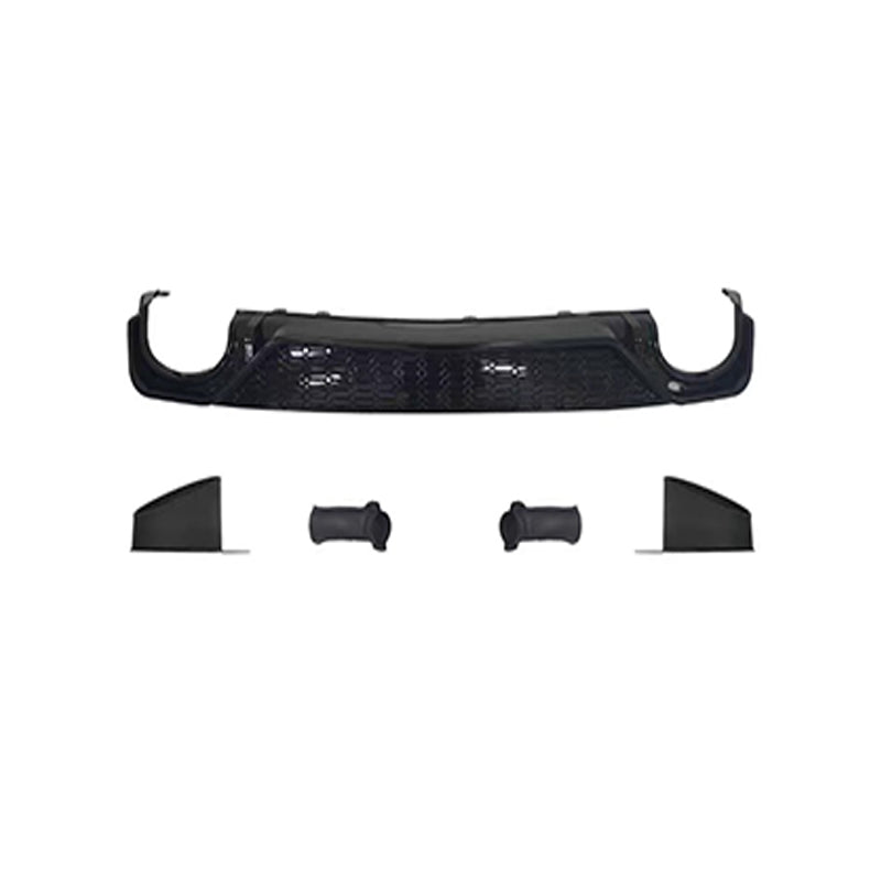 2019-2025 For Audi A6 S6 C8 C8.5 Rear Diffuser With Tailpipe