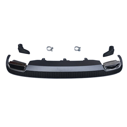 2012-2015 For Audi A6 S6 C7 Rear Diffuser With Tailpipe