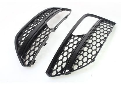 2013-2016 For Audi A3 S3 8V  Front Bumper Down Grille Honeycomb Style Fog Light Grilles