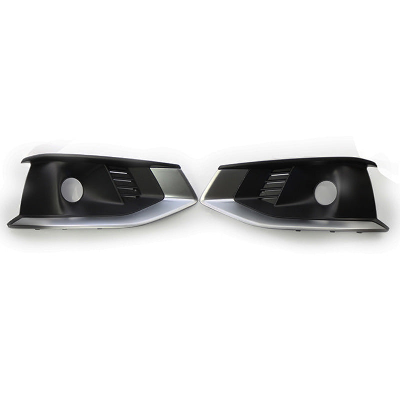 2020-2024 For Audi A4 S4 B9.5 Front Bumper Down Grille Honeycomb Style Non S line Fog Light Grilles