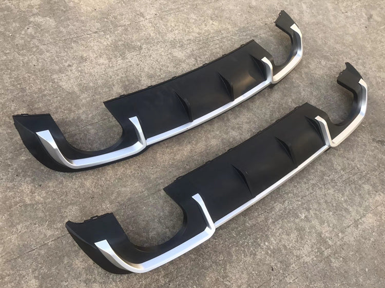 2017-2019 For Audi A3 S3 8V.5 S line rear diffuser and large dual tailpipe