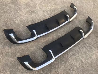 2017-2019 For Audi A3 S3 8V.5 S line rear diffuser and large dual tailpipe