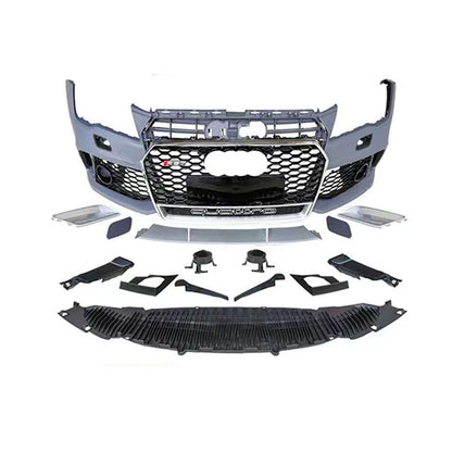 2008-2015 For A7/S7 C7 Upgrade To C7.5 RS7 Style Bumper With Honeycomb Grille