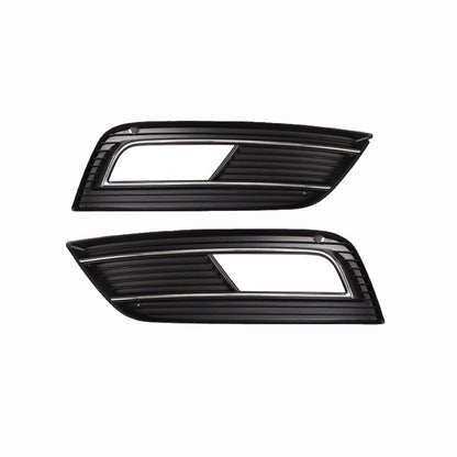 2013-2016 For Audi A4 S4 B8.5 Front Bumper Down Grille Honeycomb Style Non S line Fog Light Grilles