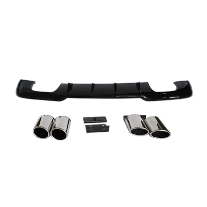 2017-2019 For Audi A3 S3 8V.5 S line rear diffuser and tailpipe