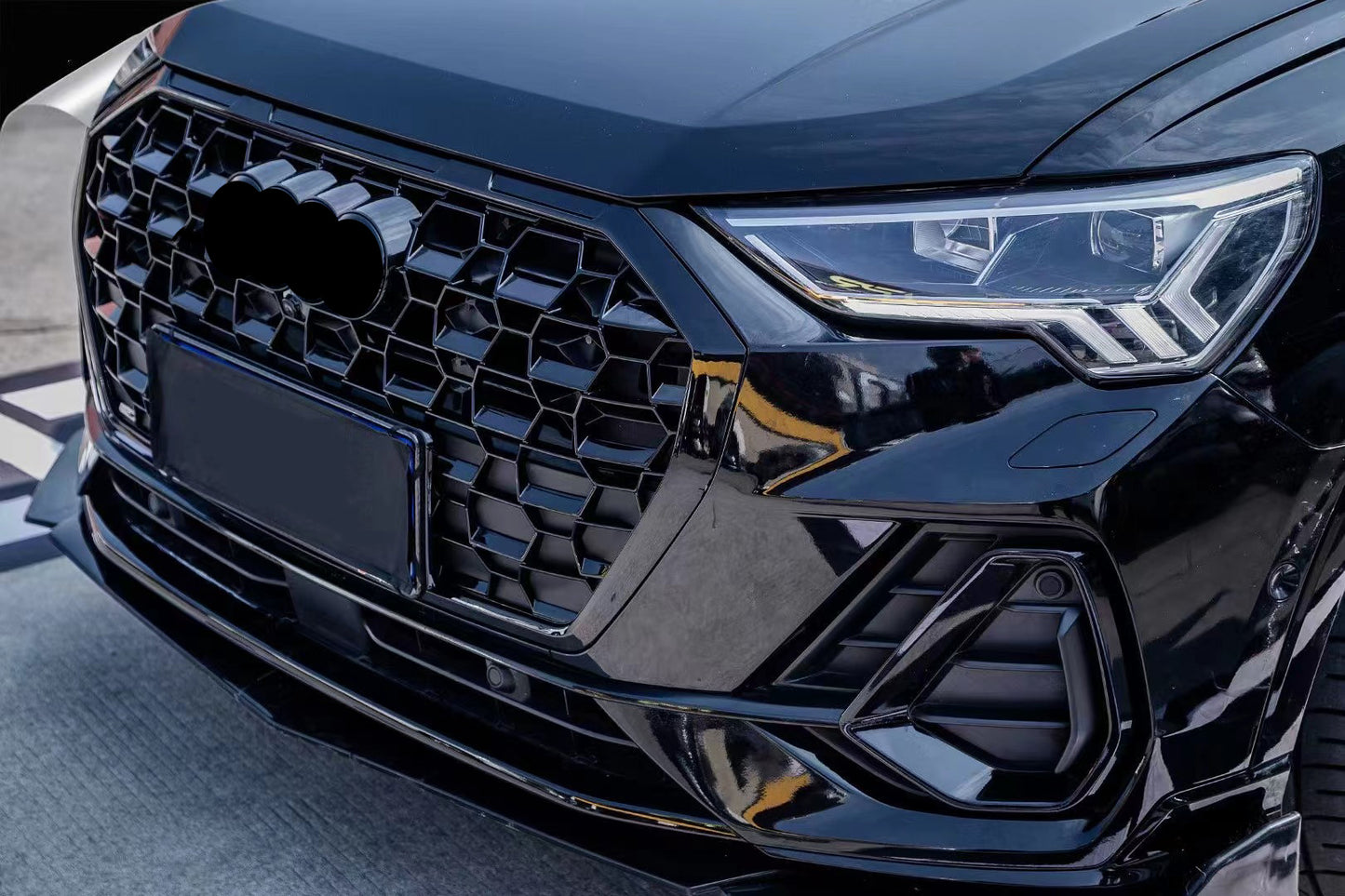 2020-2023 For Audi Q3 SQ3 F3 RSQ3 Honeycomb Grille