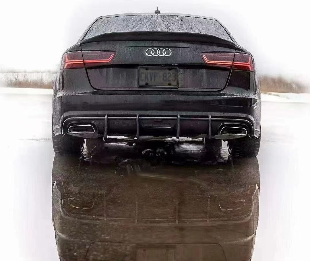 2012-2015 For Audi A6 C7 Ducktail Style Carbon Fiber Trunk Spoiler For Audi A6 S6