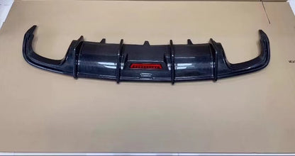 2016-2018 For Audi A6 S6 C7.5 Carbon Fiber Rear Diffuser With Tailpipe