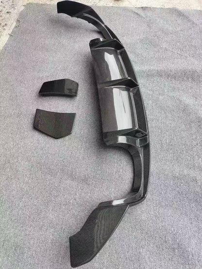 2015-2019 For Audi TTRS TTS TT MK3 FV Carbon Fiber Rear Diffuser