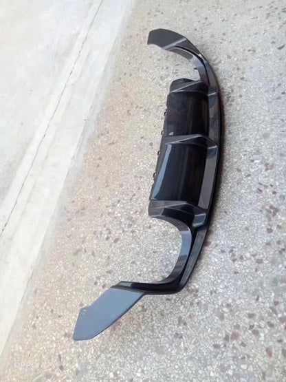 2015-2019 For Audi TTRS TTS TT MK3 FV Carbon Fiber Rear Diffuser