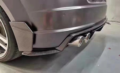 2015-2019 For Audi TTRS TTS TT MK3 FV Carbon Fiber Rear Diffuser