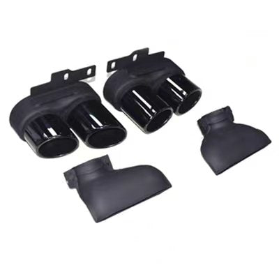 2019-2025  For Audi A6 S6 C8 C8.5 C8 PA Carbon Fiber Rear Diffuser With Tailpipe