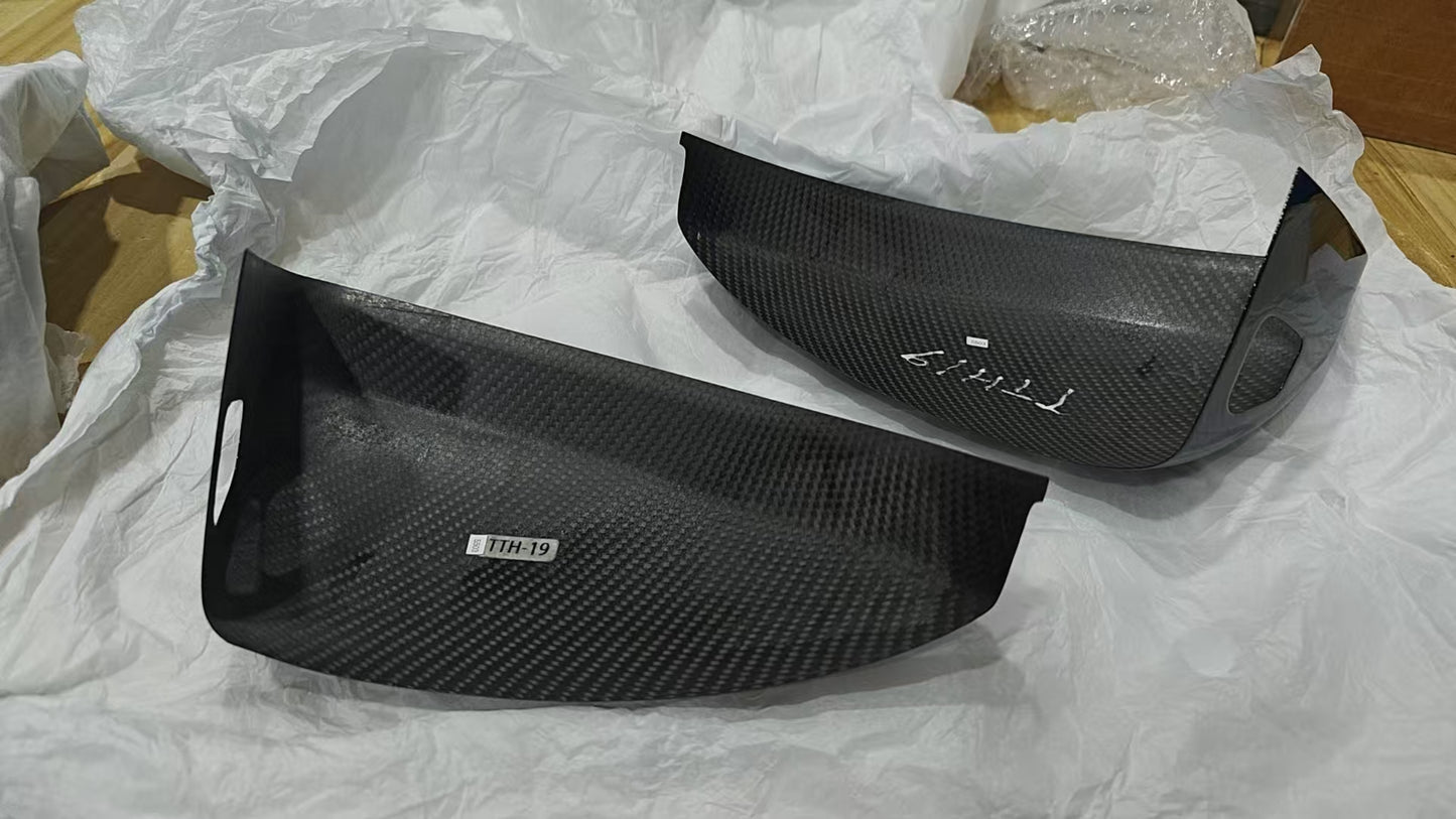 2015-2021 For Audi TT TTS TTRS MK3 FV/8S Carbon Fiber Mirror Caps