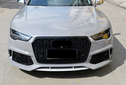 2016-2018 For Audi A7 S7 C7.5 RS7 Style Honeycomb Grille