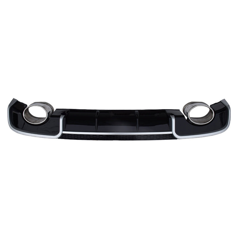 2013-2016 For Audi A3 S3 8V Non S-line rear diffuser and large dual ta ...