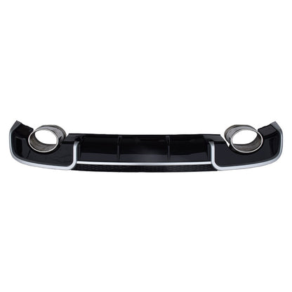 2013-2016 For Audi A3 S3 8V Non S-line rear diffuser and large dual tailpipe