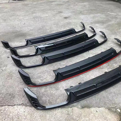 2019-2025 For Audi A6 S6 C8 C8.5 Rear Diffuser With Tailpipe