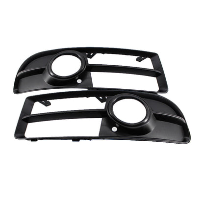 2005-2007 For Audi A4 S4 B7 Front Bumper Down Grille Honeycomb Style Fog Light Grilles