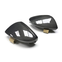 2019+ For Audi A7 S7 RS7 C8 Carbon Fiber Mirror Caps