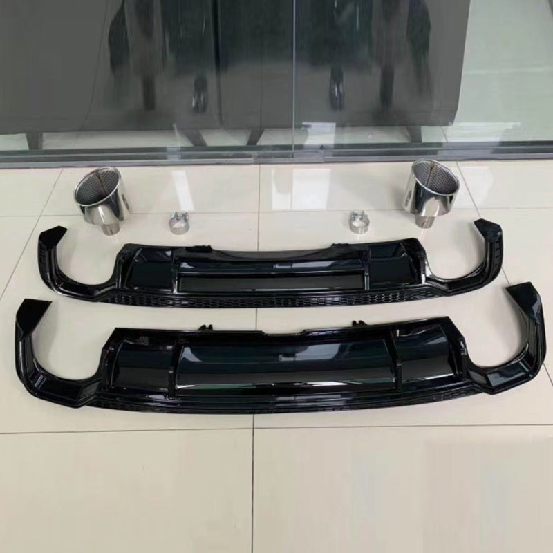2017-2019 For Audi A4 S4 B9 Diffuser With Large Dual Tailpipe