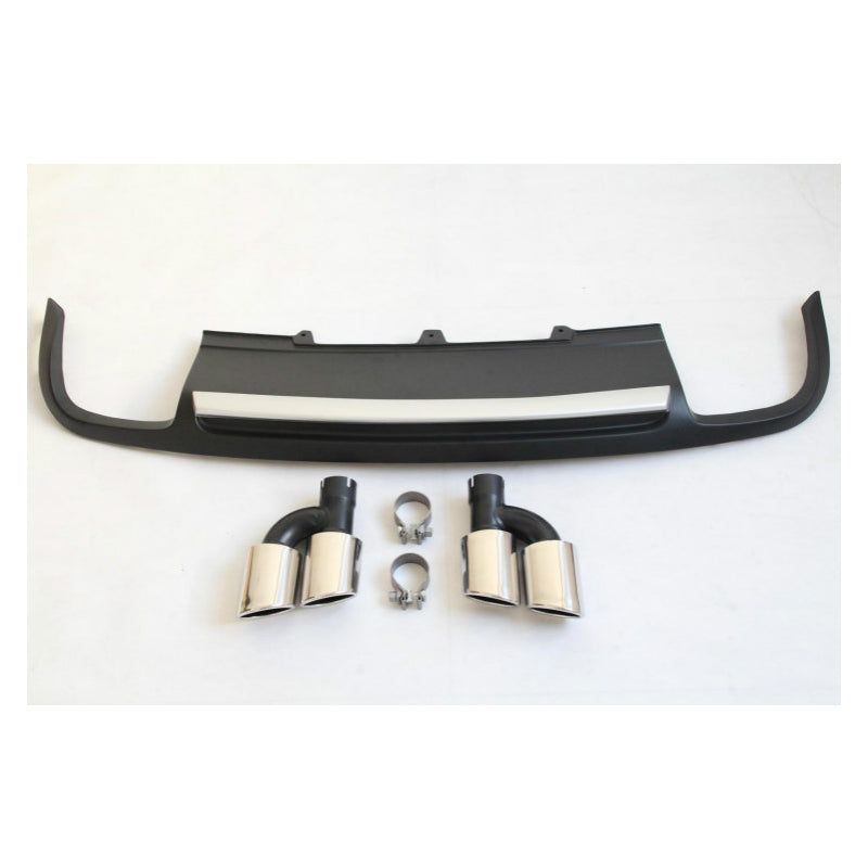 2009-2011 For Audi A5 S5 B8 Audi S5 Style Non S line diffuser with tailpipe