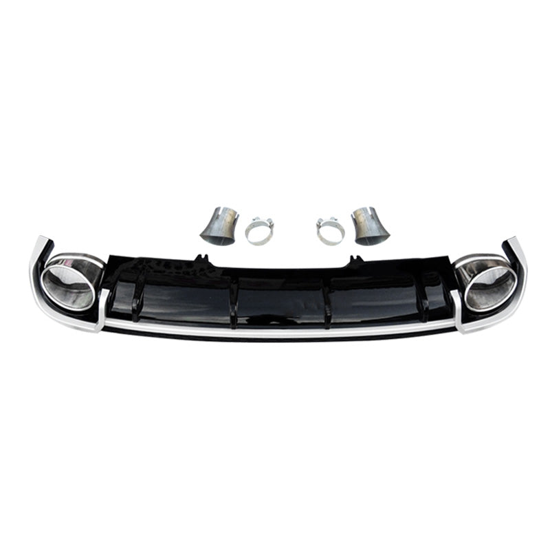 2017-2019 For Audi A4 S4 B9 Diffuser With Large Dual Tailpipe