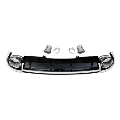 2017-2019 For Audi A4 S4 B9 Diffuser With Large Dual Tailpipe