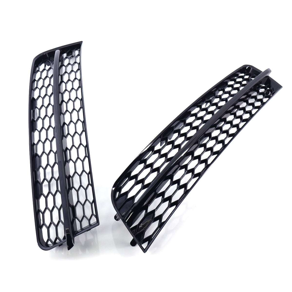2010-2015 For Audi Q7 SQ7 4L Audi Front Bumper Down Grille Honeycomb Style Fog Light Grilles