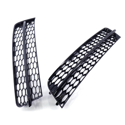2010-2015 For Audi Q7 SQ7 4L Audi Front Bumper Down Grille Honeycomb Style Fog Light Grilles
