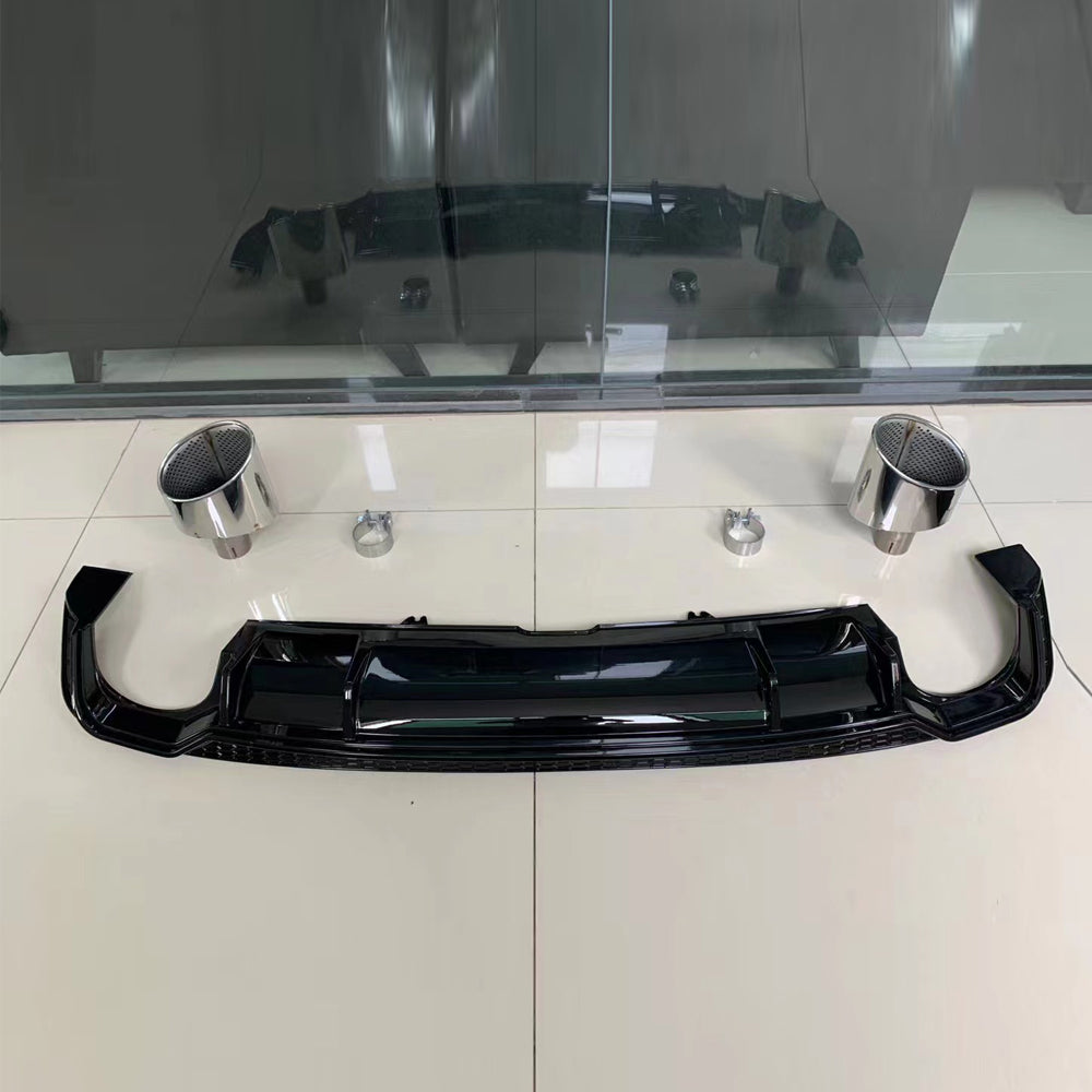 2017-2019 For Audi A5 S5 B9 Audi RS5 S5 Style A5 diffuser with tailpipe