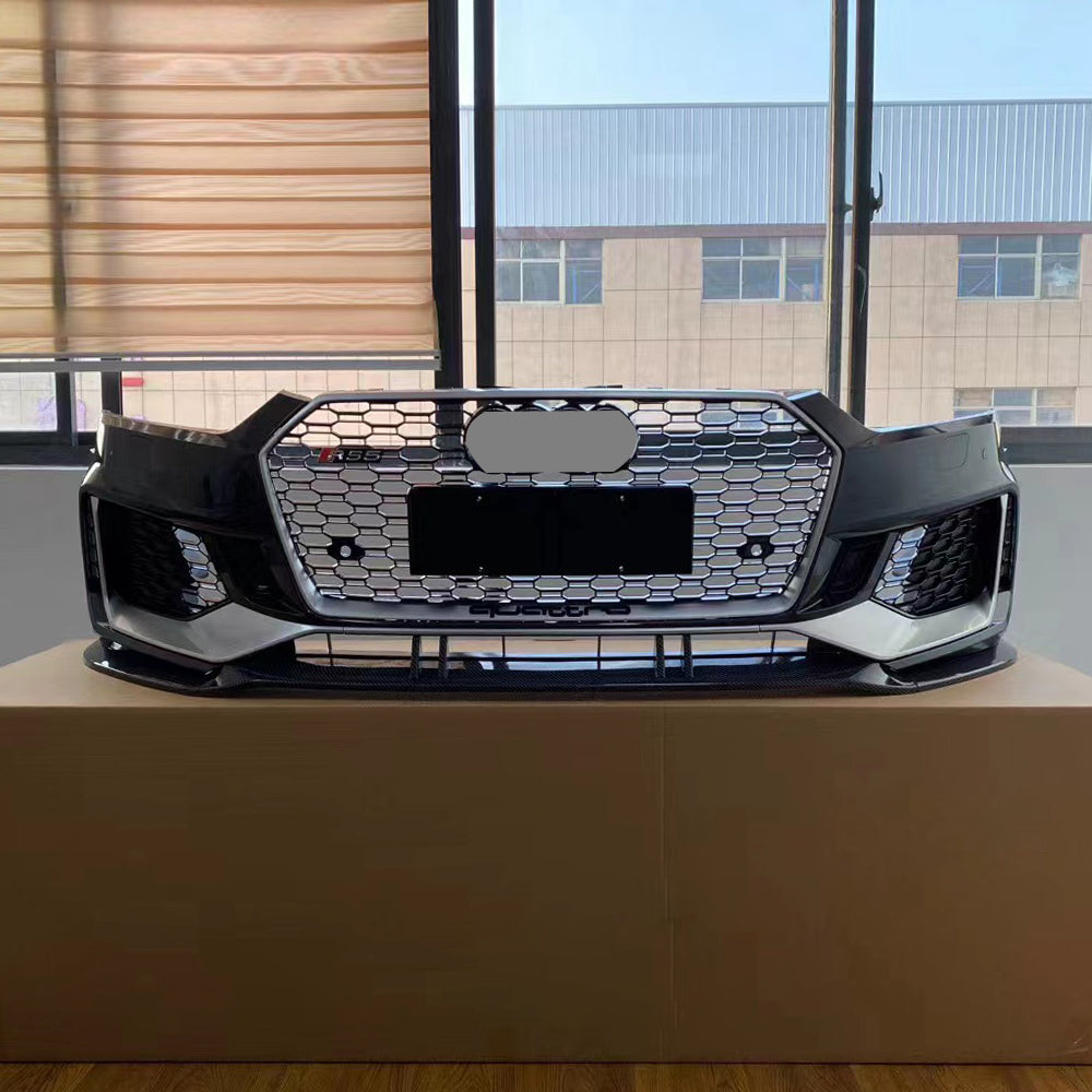 2017-2019 For A5/S5 B9 Body Kits With ACC & Honeycomb Grille Front Lip