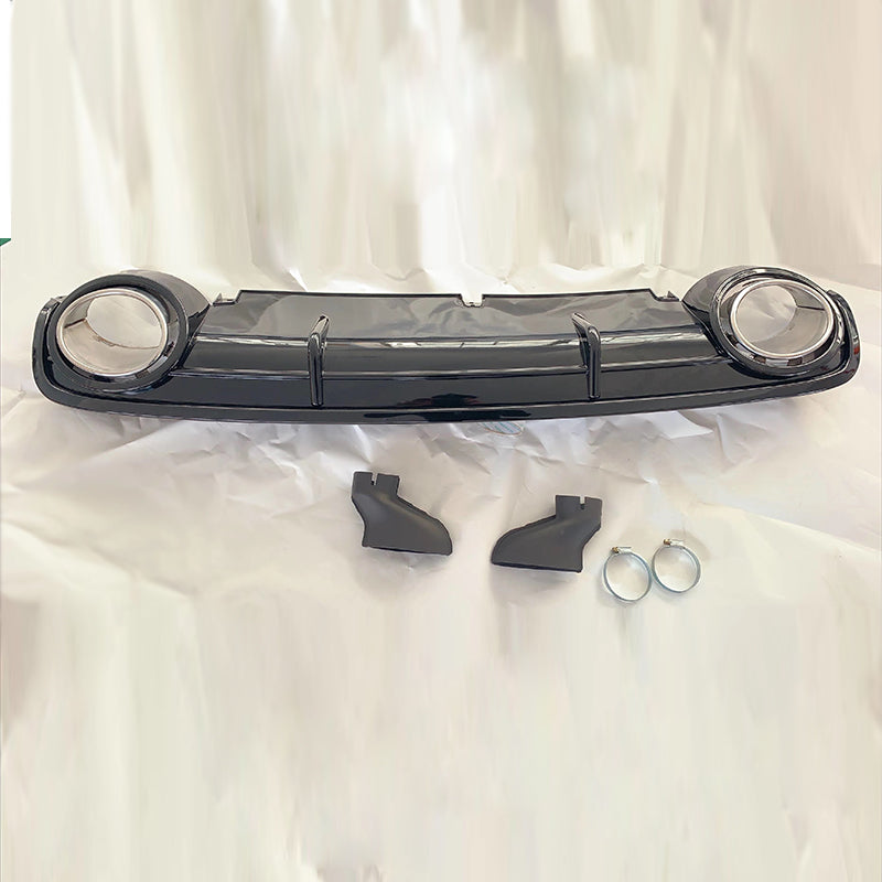2009-2011 For Audi A6 S6 C6 Non S Line Rear Diffuser With Tailpipe