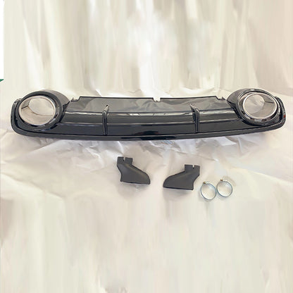 2009-2011 For Audi A6 S6 C6 Non S Line Rear Diffuser With Tailpipe
