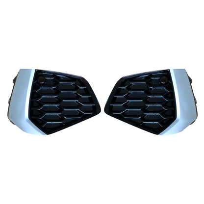 2020-2024 For Audi A3 S3 8Y Front Bumper Down Grille Honeycomb Style Fog Light Grilles
