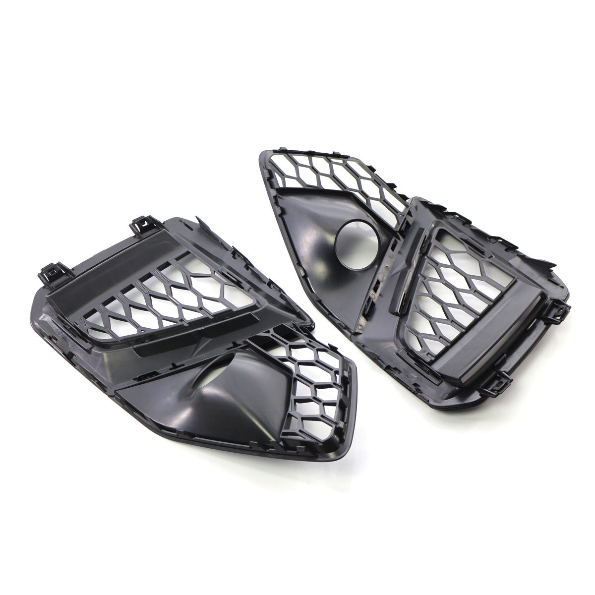 2020-2024 For Audi A4 S4 B9.5 Audi Front Bumper Down Grille Honeycomb Style S line Fog Light Grilles
