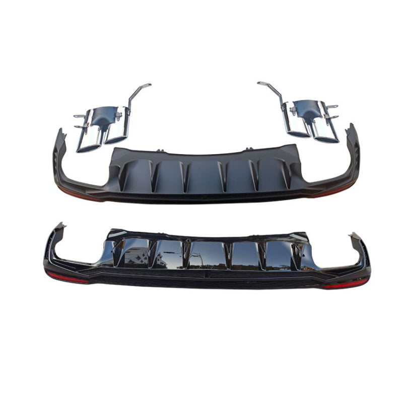 2020-2024 For Audi A4 S4 B9.5 Audi S4 Style A4 Diffuser With Tailpipe