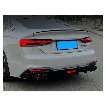 2020-2024 For Audi A5 S5 B9.5 Carbon Fiber Diffuser With Tailpipe
