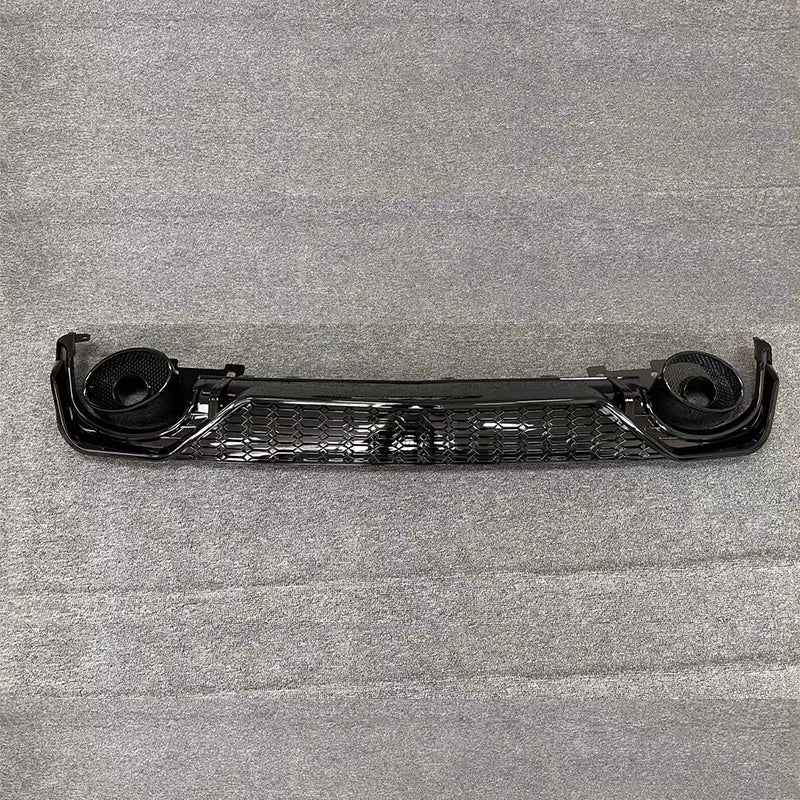 2019-2025 For Audi A6 S6 C8 C8.5 Rear Diffuser With Tailpipe