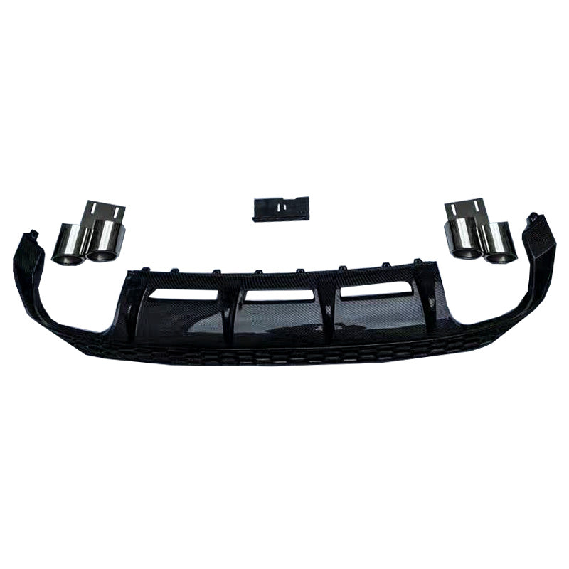 2020-2024 For Audi A3 S3 8Y S line Rear Diffuser With Tailpipe