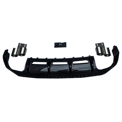 2020-2024 For Audi A3 S3 8Y S line Rear Diffuser With Tailpipe