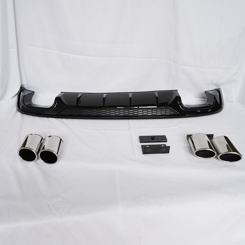 2017-2019 For Audi A3 S3 8V.5 Non S-line rear diffuser and tailpipe