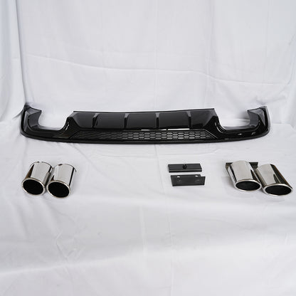 2017-2019 For Audi A3 S3 8V.5 Non S-line rear diffuser and tailpipe