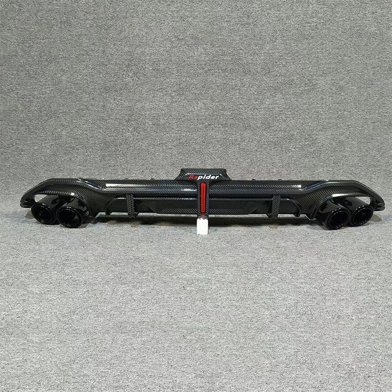 2020-2024 For Audi A3 S3 8Y S line Rear Diffuser With Tailpipe