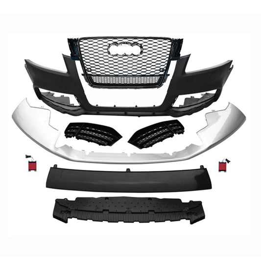 2009-2011 Audi RS5 Front Bumper For A5/S5 B8 Body Kits With Fog Light Grille Honeycomb Grille Front Lip Splitter | RS5 Bumper